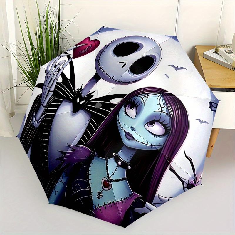 1 Auto Open Jack Skellington, Sally Themed Colorful 8-rib Portable Umbrella for Men and Women, A Compact Commuting Companion Suitable for Da
1 Auto Open Jack Skellington, Sally Themed Colorful 8-rib Portable Umbrella for Men and Women, A Compact Commuting Companion Suitable for Da