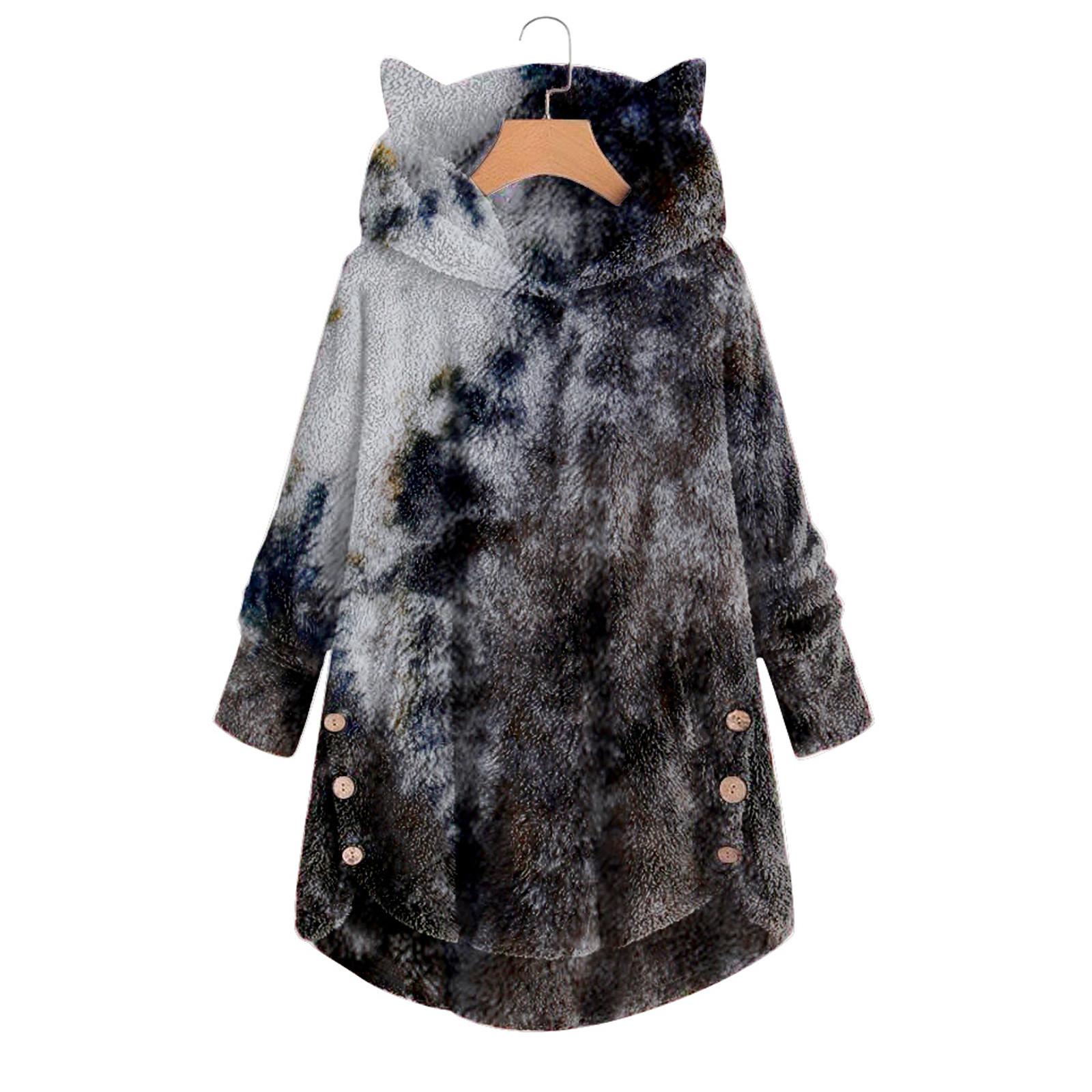 (SU)женщины случайные Руно Асимметричный Tie-Dyed Печать Кнопка Подол Hoodie Top блузка
(SU)женщины случайные Руно Асимметричный Tie-Dyed Печать Кнопка Подол Hoodie Top блузка