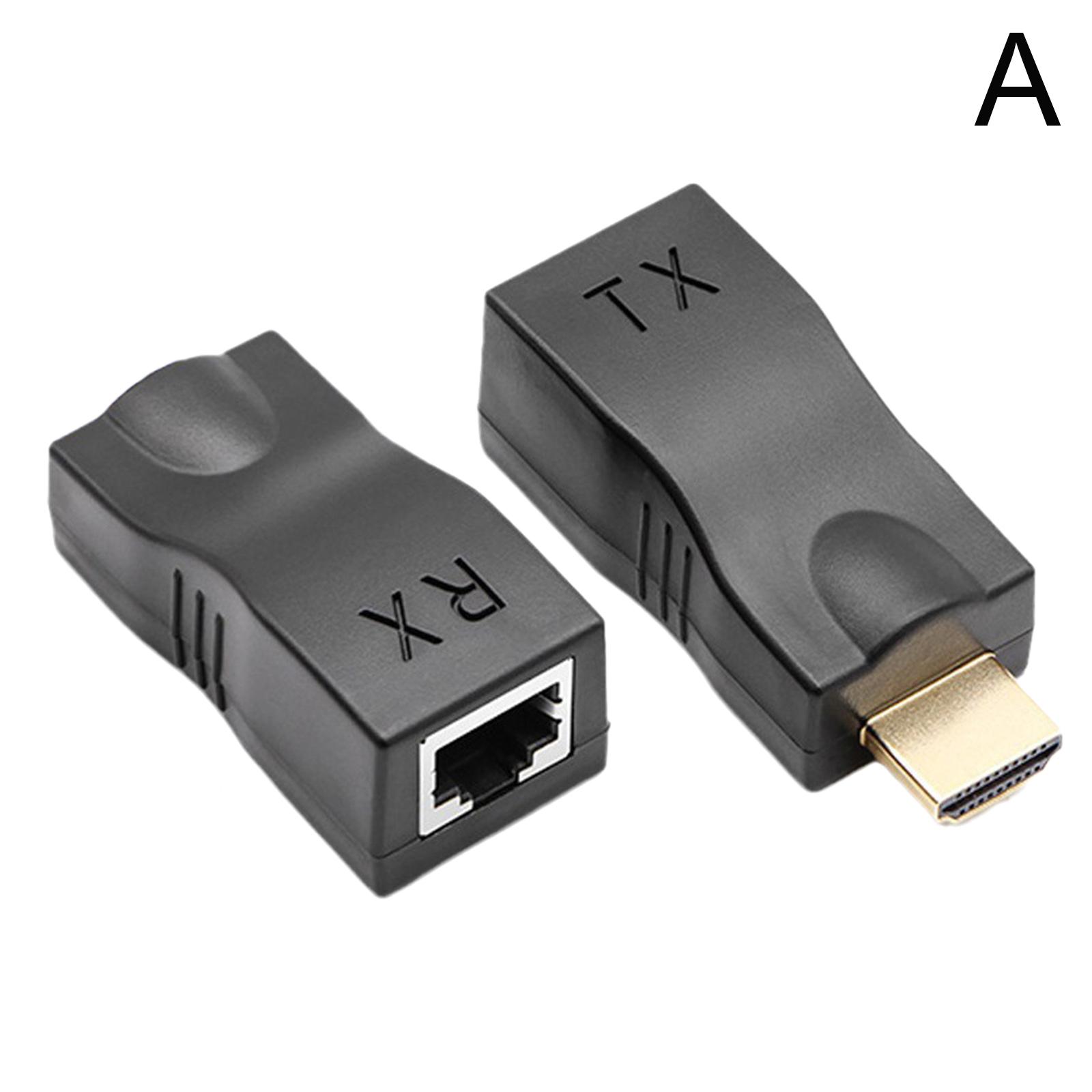 1 пара RJ45 4K HDMI-совместимый удлинитель Расширение Ethernet DVD Over для сети HDTV CAT H8T4 black-One-size
1 пара RJ45 4K HDMI-совместимый удлинитель Расширение Ethernet DVD Over для сети HDTV CAT H8T4 black-One-size