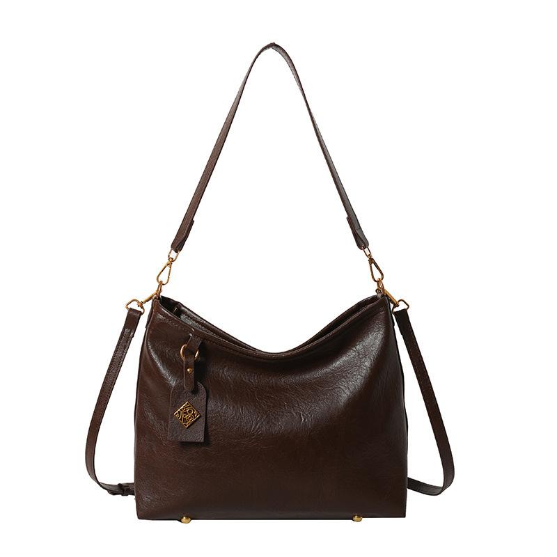 Bag women s large-capacity tote bag Maillard antique commuter bag shoulder bag casual versatile messenger bag women коричневый
Bag women s large-capacity tote bag Maillard antique commuter bag shoulder bag casual versatile messenger bag women коричневый