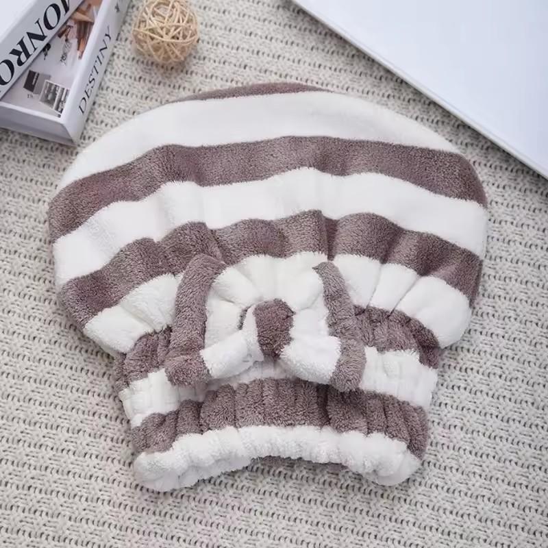1pcs Dry Hair Towel Quick-Drying Hair Cap Shower Cap for Women Striped Pattern Super Absorbent Bath Accessories Hair Bonnets
1pcs Dry Hair Towel Quick-Drying Hair Cap Shower Cap for Women Striped Pattern Super Absorbent Bath Accessories Hair Bonnets