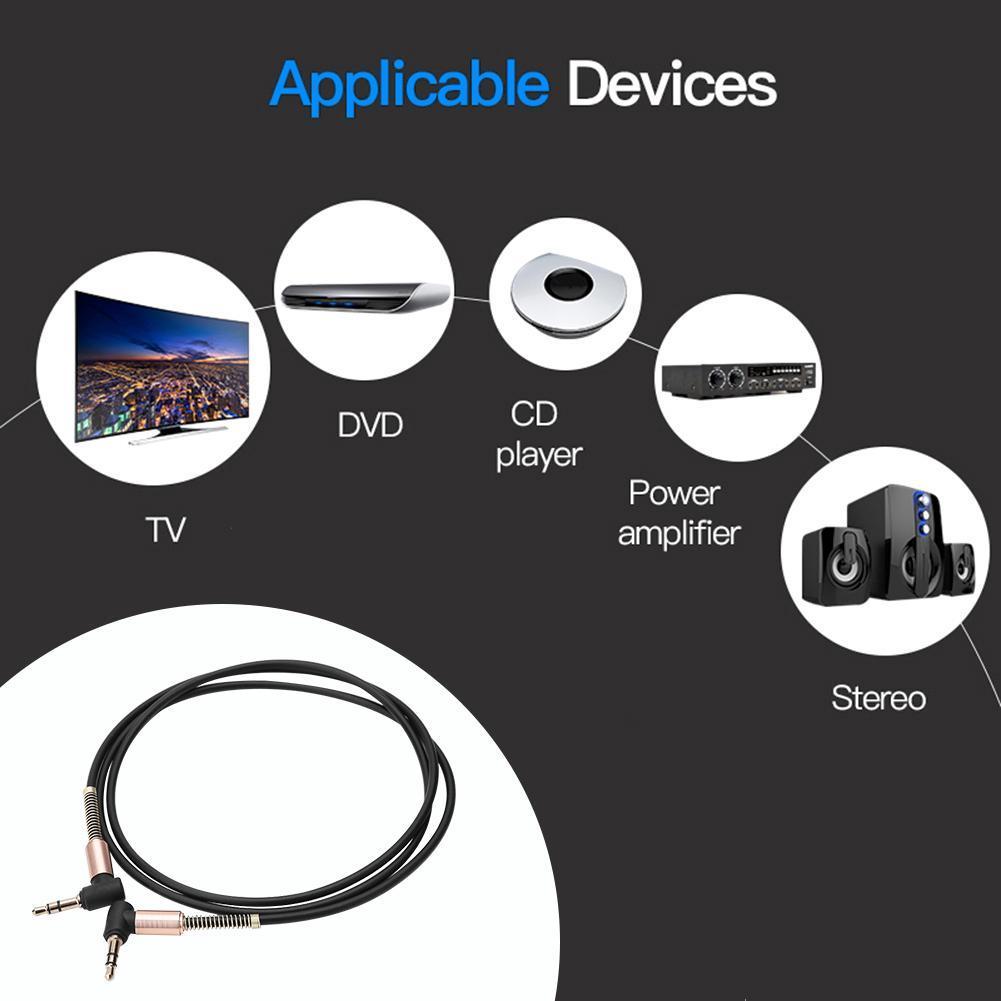 90 Degree 3.5mm Male to 3.5mm Male Plug Audio Connector Practical Multi-functional Classic 3.5 Jack Car Aux Cable spain
90 Degree 3.5mm Male to 3.5mm Male Plug Audio Connector Practical Multi-functional Classic 3.5 Jack Car Aux Cable spain