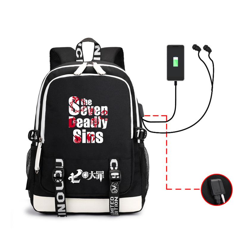 Animation Pattern Printing Usb Computer Bag Large Capacity Backpack Leisure Travel Bag
Animation Pattern Printing Usb Computer Bag Large Capacity Backpack Leisure Travel Bag