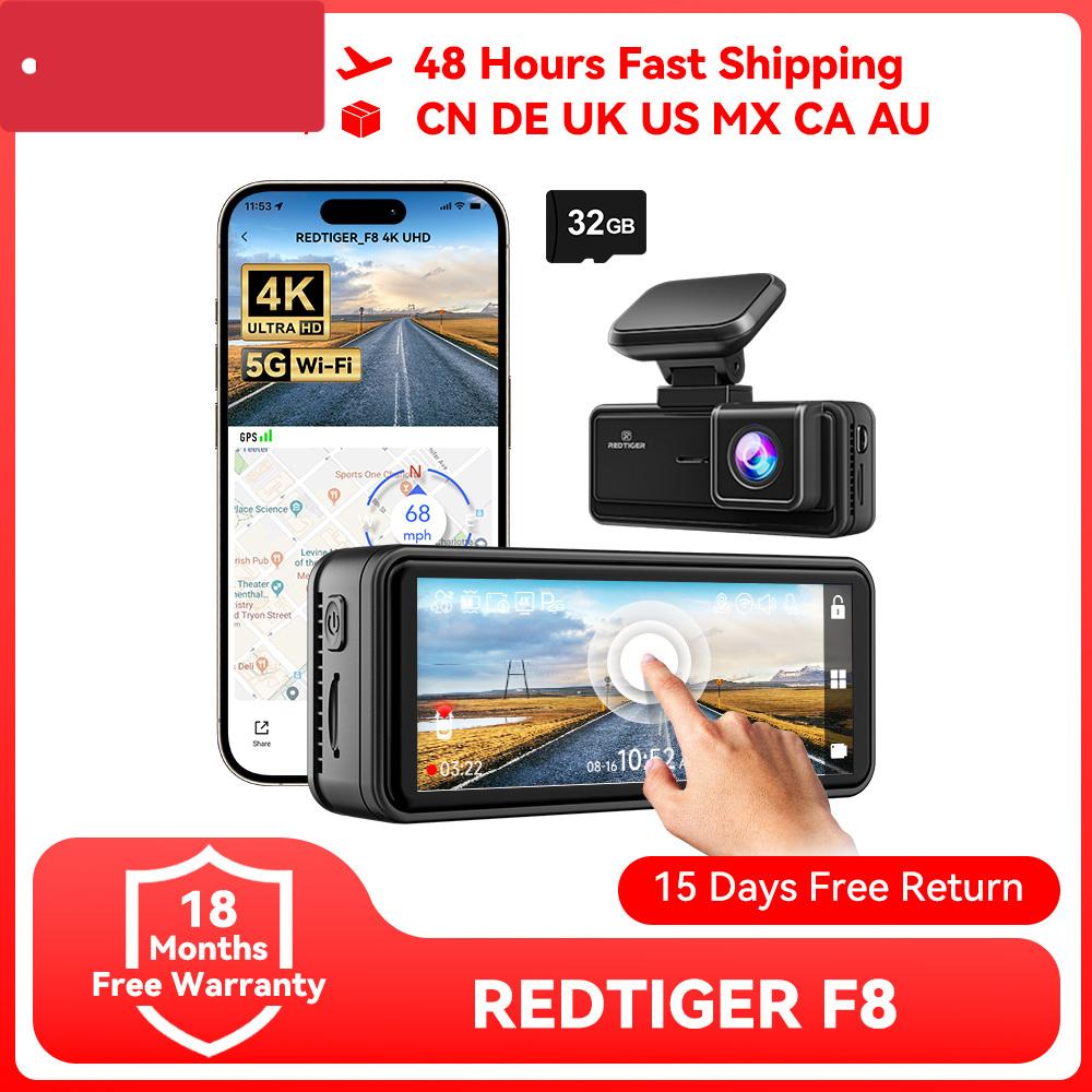 REDTIGER F8 4K+1080P 5.8G WiFi Dash Cam Front and Rear GPS Dash Camera for Cars Front Night Vision Car DVR Car Dash Camera
REDTIGER F8 4K+1080P 5.8G WiFi Dash Cam Front and Rear GPS Dash Camera for Cars Front Night Vision Car DVR Car Dash Camera