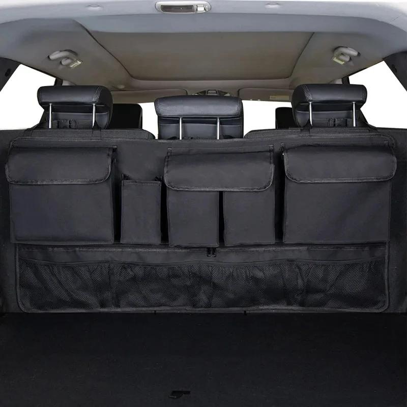 Back Seat Car Trunk Hanging Storage Bag Organizer With 9 Pockets Oxford Waterproof Multi-pocket Car Trunk Storage Bag Organizer чёрный
Back Seat Car Trunk Hanging Storage Bag Organizer With 9 Pockets Oxford Waterproof Multi-pocket Car Trunk Storage Bag Organizer чёрный