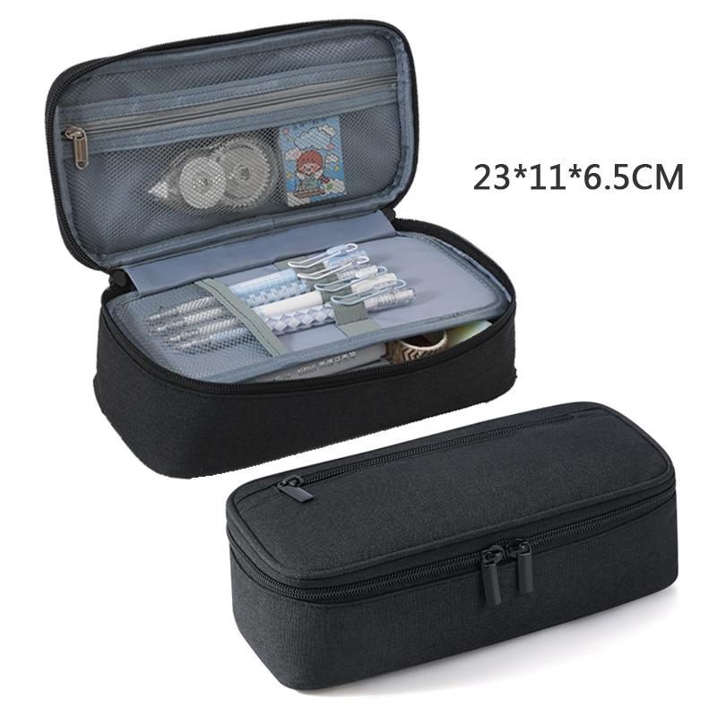 Double-layer Oxford Cloth Stationery Storage Pen Case Large Capacity High Appearance Level Pen Case Pencil Box чорний
Double-layer Oxford Cloth Stationery Storage Pen Case Large Capacity High Appearance Level Pen Case Pencil Box чорний
