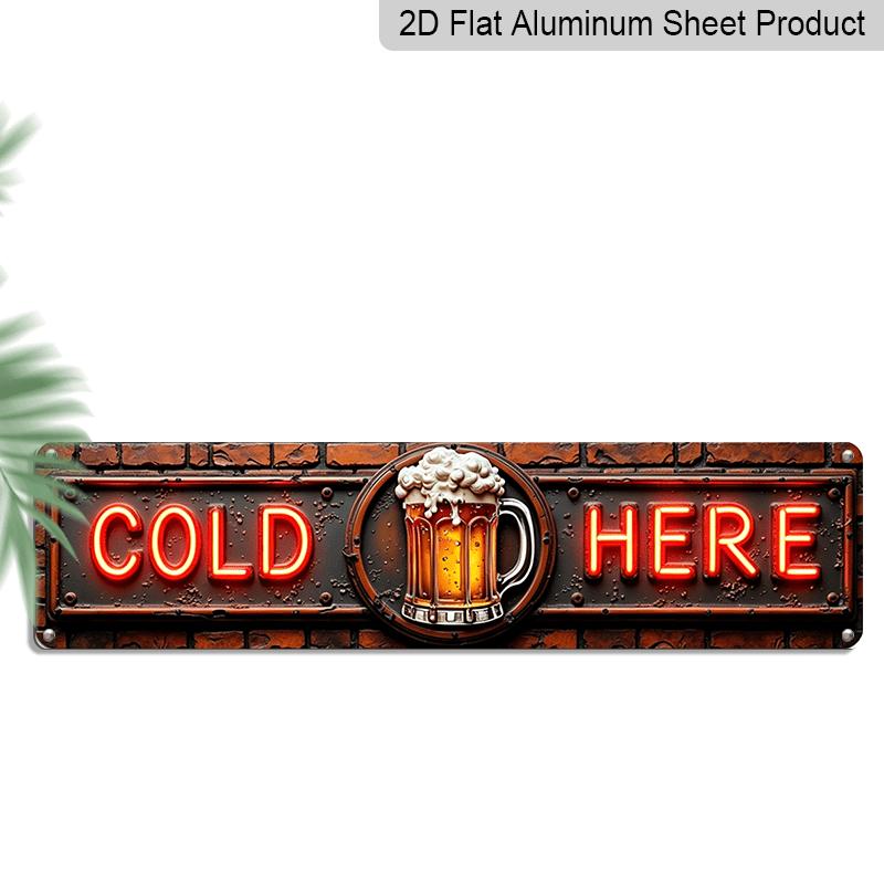 2D Flat, Bar Signboard European-style Aluminium Decorative Sign Item Featuring Illuminated Neon Letters and Beer Mug Graphics Suitable for Bars 40cm x 10cm
2D Flat, Bar Signboard European-style Aluminium Decorative Sign Item Featuring Illuminated Neon Letters and Beer Mug Graphics Suitable for Bars 40cm x 10cm