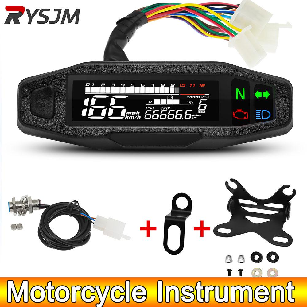 AD For Motorcycle Odometer Speedometer Tachometer 12000RPM Gear TRIP ODO Motorbike Voltage Gauge Kit Speed Gauge Tacho Meter
AD For Motorcycle Odometer Speedometer Tachometer 12000RPM Gear TRIP ODO Motorbike Voltage Gauge Kit Speed Gauge Tacho Meter