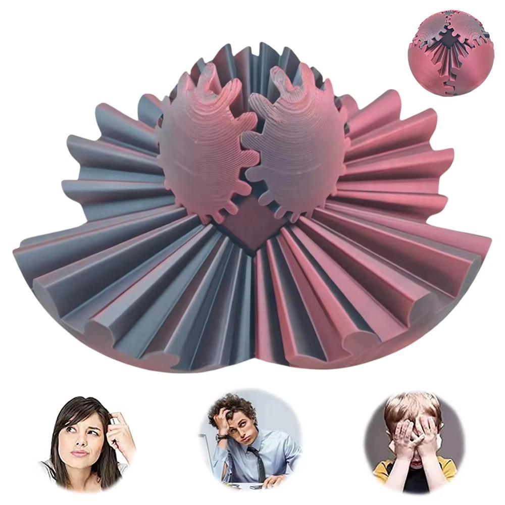 Gear Sphere 3D Gear Ball Relaxing Deformation Spin Ball 3D Printed Gear Ball Children Adults 7.5cm-style H
Gear Sphere 3D Gear Ball Relaxing Deformation Spin Ball 3D Printed Gear Ball Children Adults 7.5cm-style H
