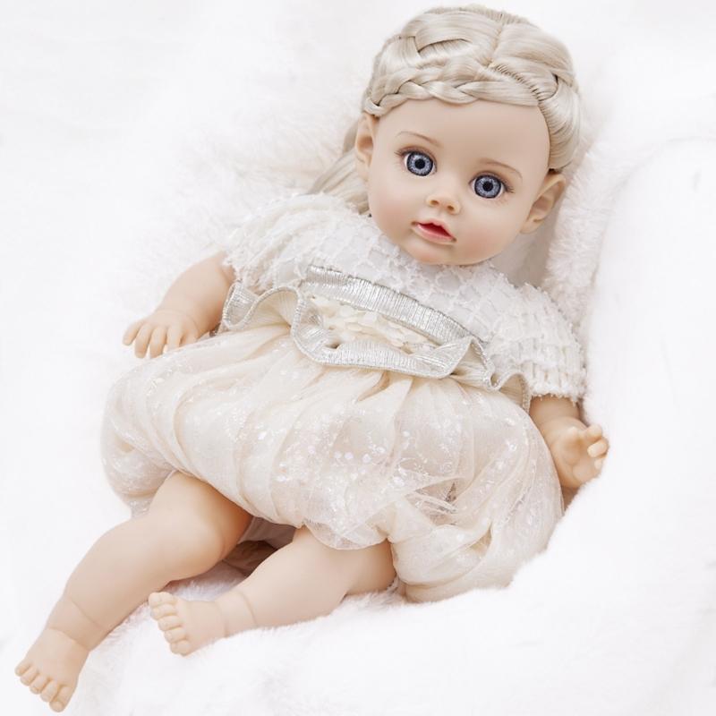 Realistic Vinyls Baby Girl Doll 14inch with Beautiful Dress for Kids Play Realistic Baby New Borns Asleep Toy Soft 1
Realistic Vinyls Baby Girl Doll 14inch with Beautiful Dress for Kids Play Realistic Baby New Borns Asleep Toy Soft 1