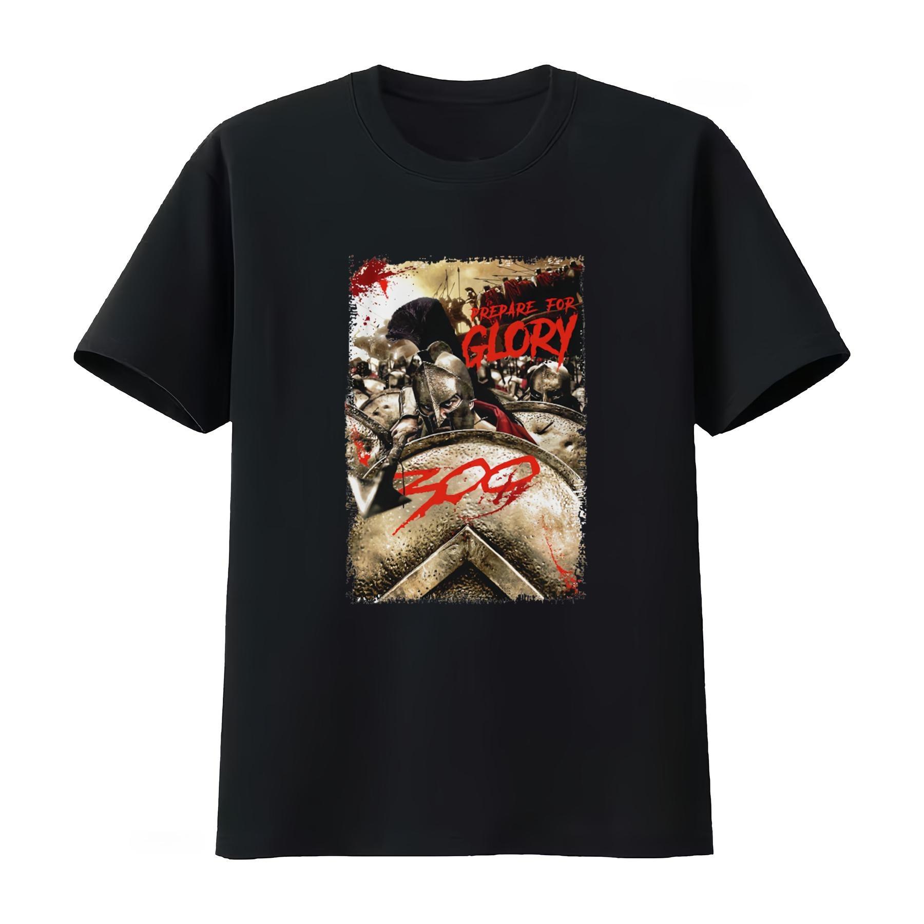 300 Movie Inspired T Shirt Spartans Vs Persians Design King Leonidas Prepare for Glory Unisexs and Womens 2026 Summer T Shirt S
300 Movie Inspired T Shirt Spartans Vs Persians Design King Leonidas Prepare for Glory Unisexs and Womens 2026 Summer T Shirt S