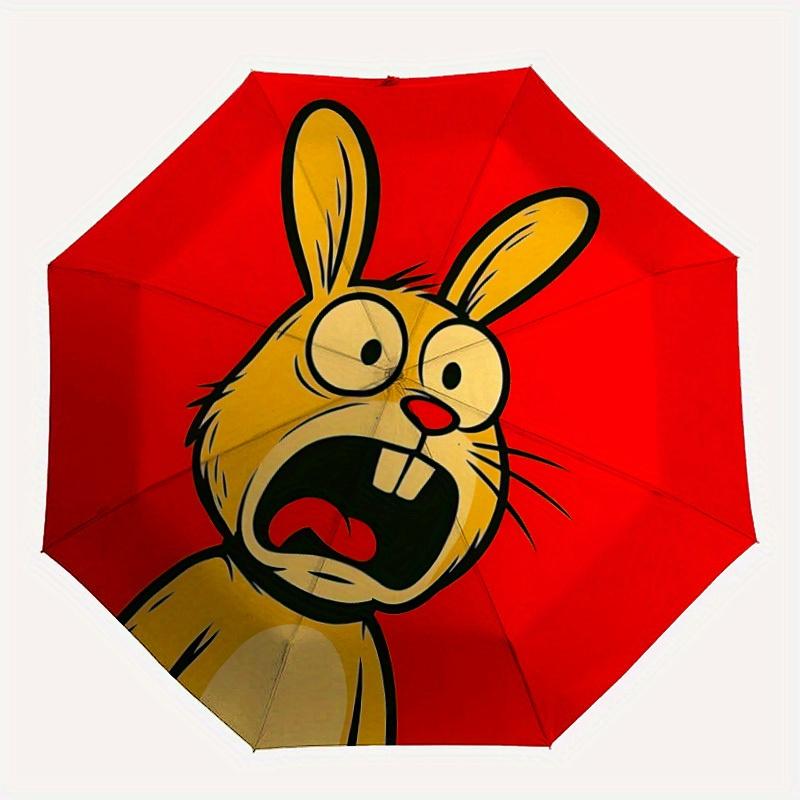 1pc Bunny Rabbit Automatic Open/Close Umbrella with Windproof, Functional Design, 8-Rib Sturdy Canopy
1pc Bunny Rabbit Automatic Open/Close Umbrella with Windproof, Functional Design, 8-Rib Sturdy Canopy