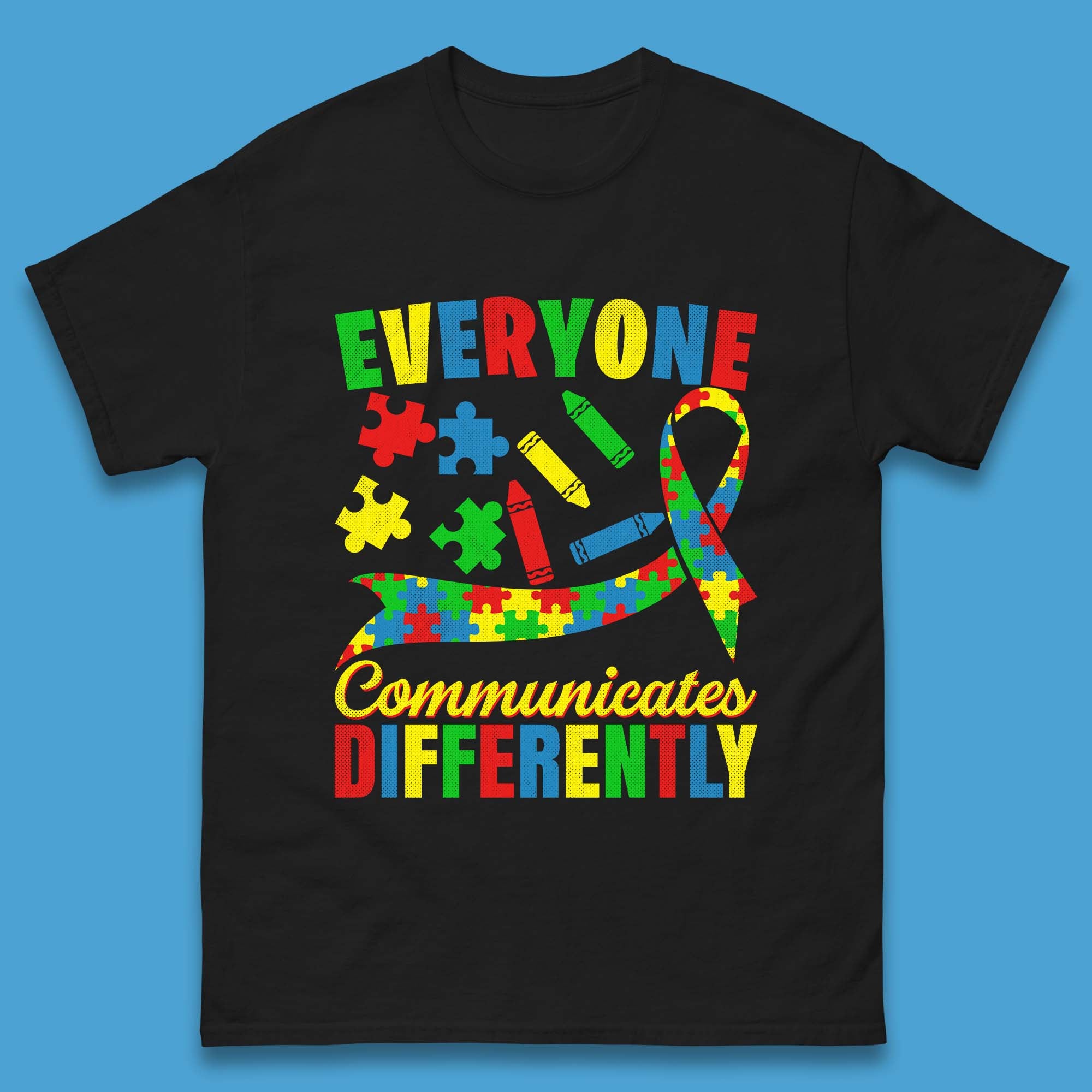 Everyone Communicates Differently Mens T-Shirt Womens Tops Tees XL
Everyone Communicates Differently Mens T-Shirt Womens Tops Tees XL