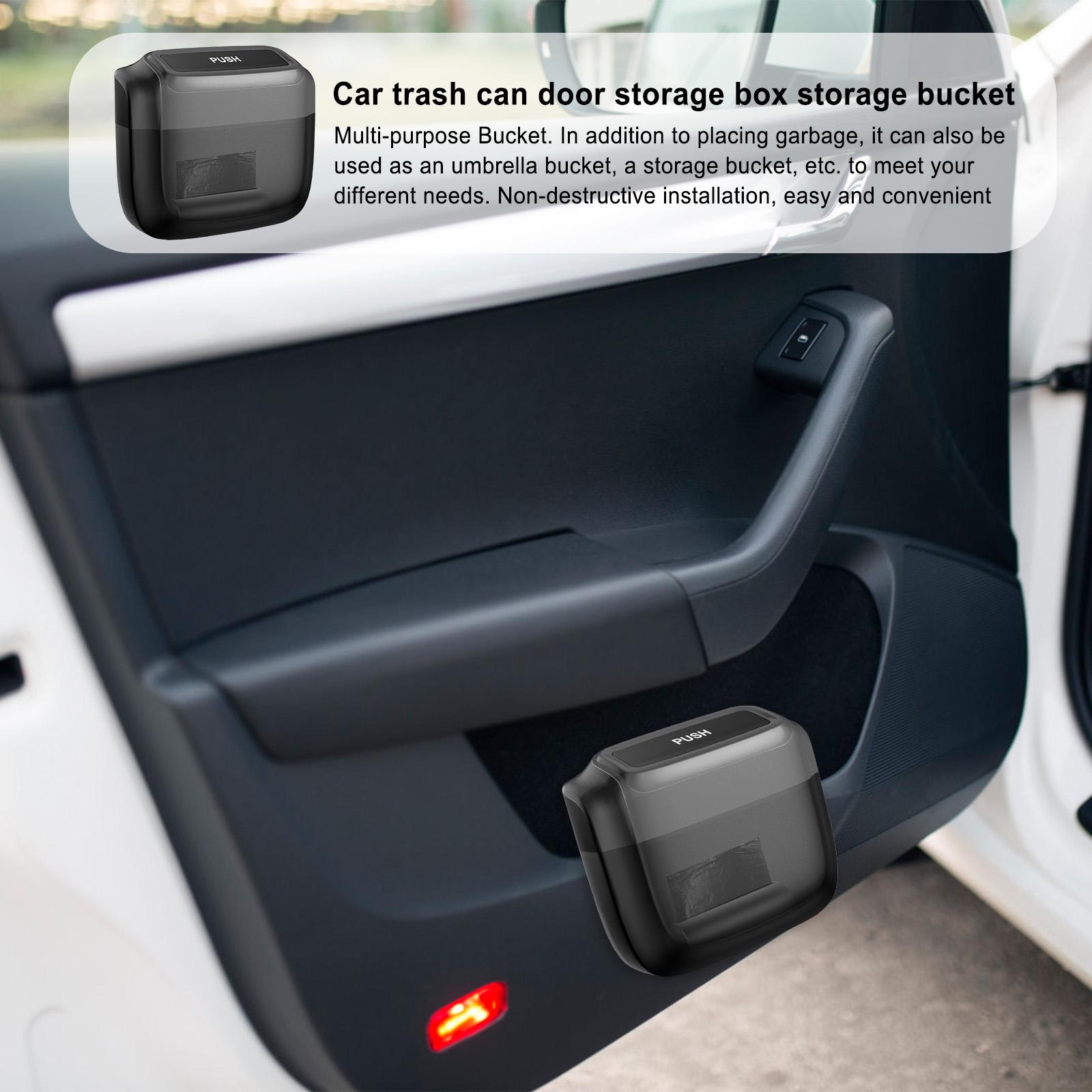 Car Trash Bin Hanging Vehicle Garbage Dust Case Storage Box With Lid Plastic Pressing Square Trash Can Auto Interior Supplies
Car Trash Bin Hanging Vehicle Garbage Dust Case Storage Box With Lid Plastic Pressing Square Trash Can Auto Interior Supplies