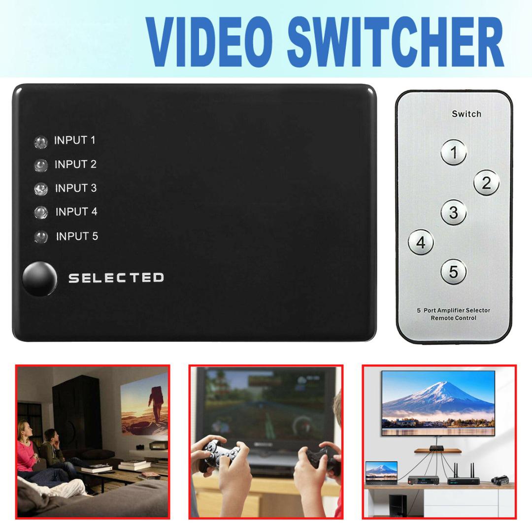 Maijiabao 4K HDMI Switch 5-портовый коммутатор Селектор Разветвитель Концентратор iR Пульт дистанционного управления для HDTV 1080p
Maijiabao 4K HDMI Switch 5-портовый коммутатор Селектор Разветвитель Концентратор iR Пульт дистанционного управления для HDTV 1080p