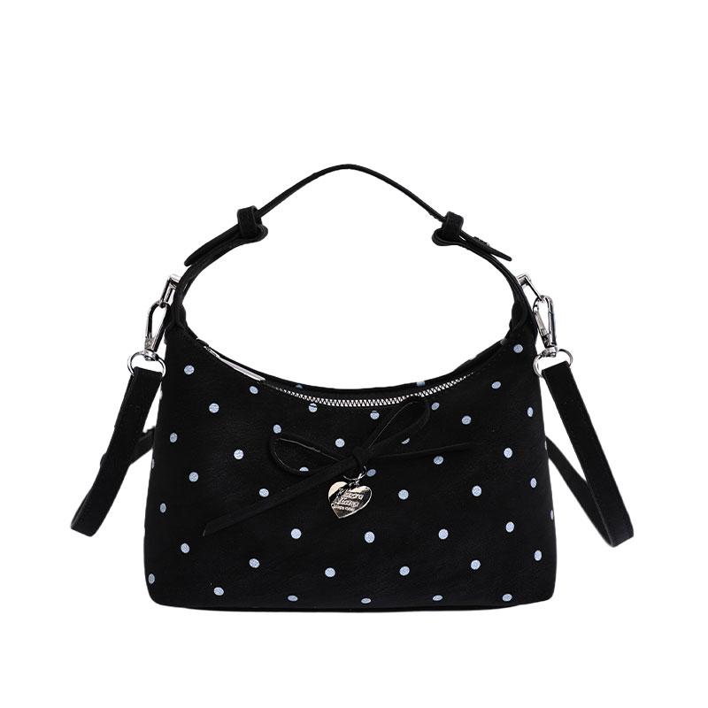 New Polka Dot Cute Handbag Women s Shoulder Bag with Butterfly Knot Decoration Casual Crossbody Bag for Ladies
New Polka Dot Cute Handbag Women s Shoulder Bag with Butterfly Knot Decoration Casual Crossbody Bag for Ladies