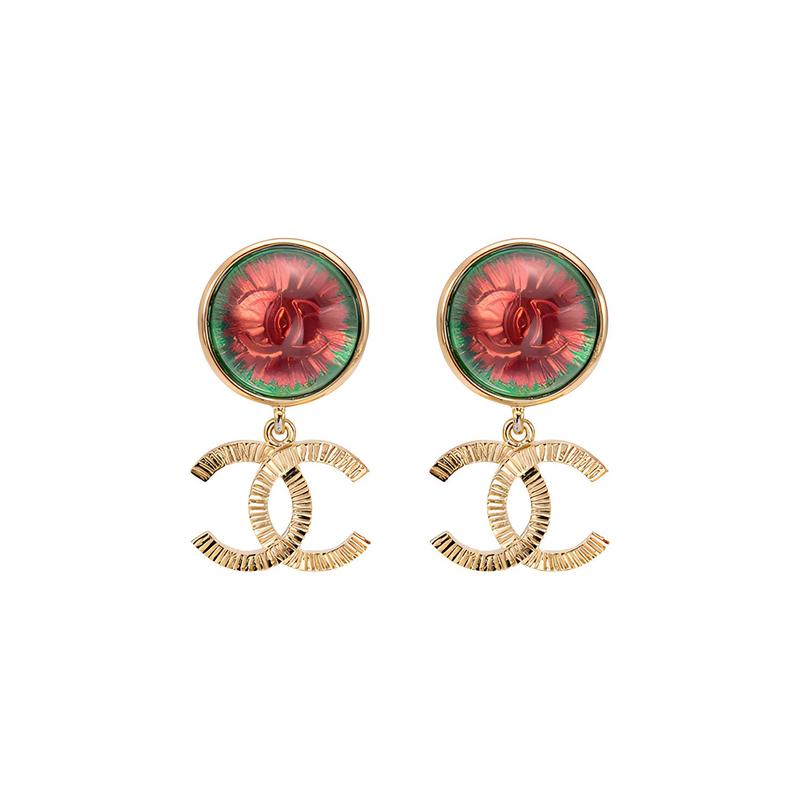 CHANEL classic LOGO double C crystal earrings for women золотий
CHANEL classic LOGO double C crystal earrings for women золотий
