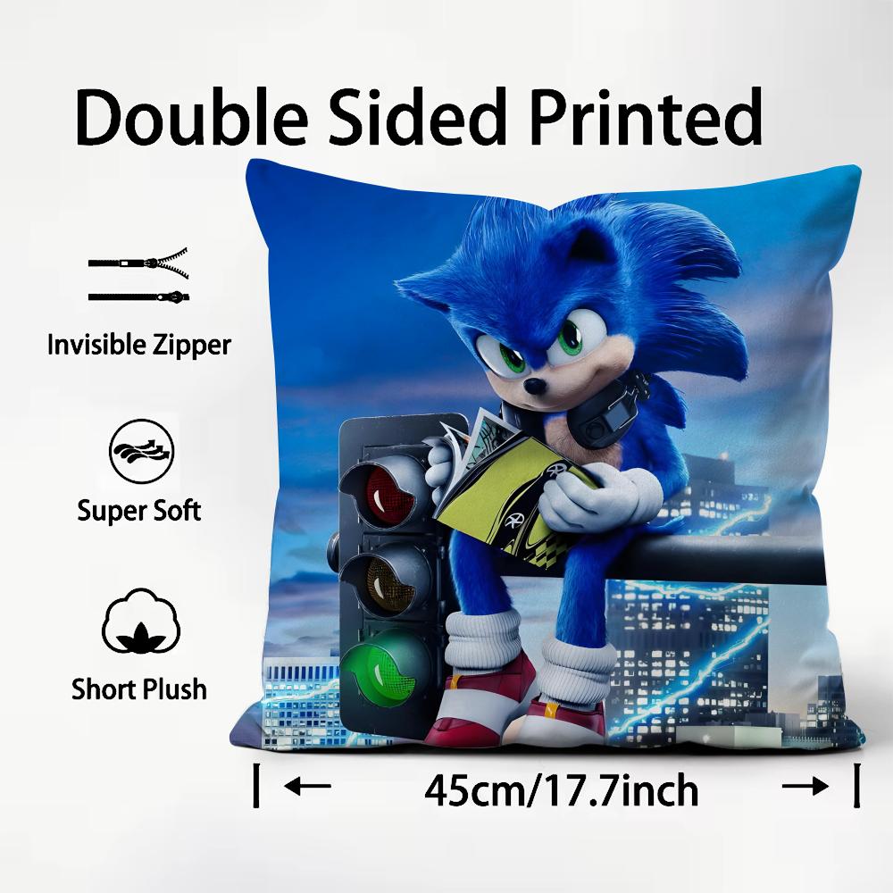 SSonic Cartoon Cushion Cover Plush Fabric Soft DoubleSided Printed Sofa Warm Winter Home Child Gift Pillow Case 30x30cm
SSonic Cartoon Cushion Cover Plush Fabric Soft DoubleSided Printed Sofa Warm Winter Home Child Gift Pillow Case 30x30cm