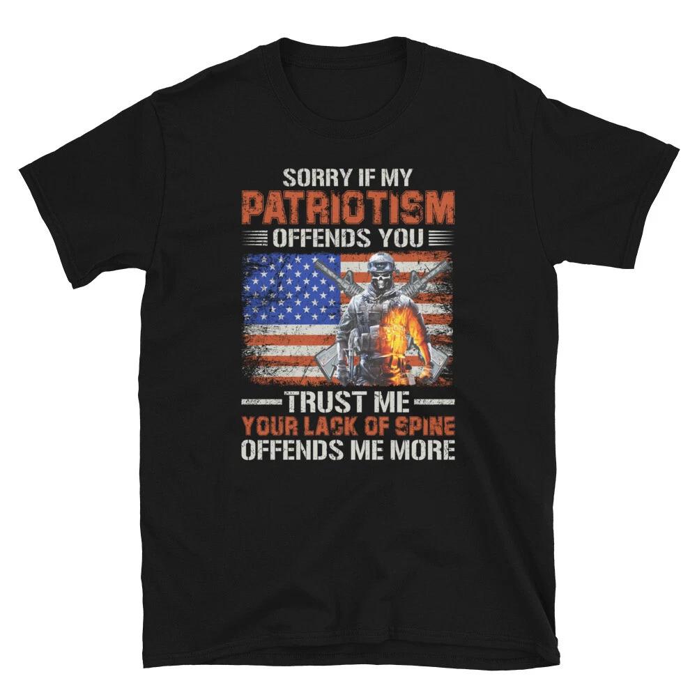 Soldier Honor Duty America Your Lack Of Spine Offends Me T-Shirt M
Soldier Honor Duty America Your Lack Of Spine Offends Me T-Shirt M