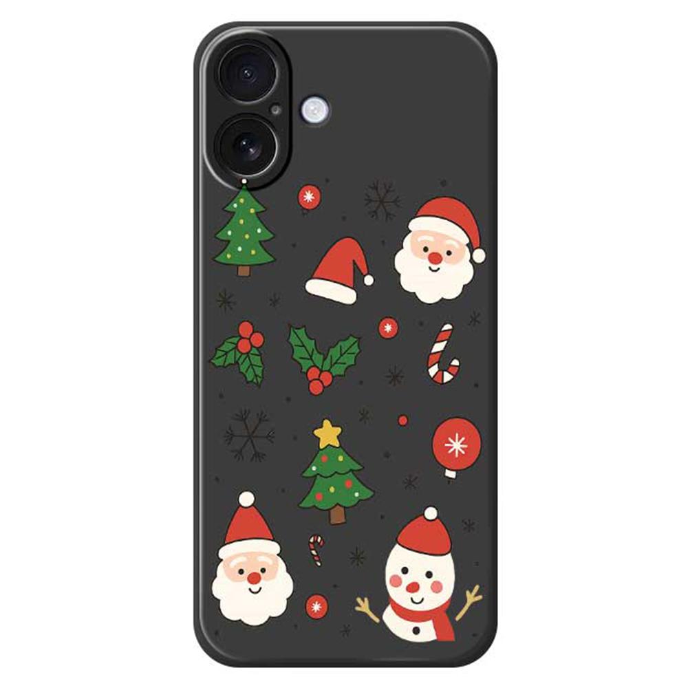 For iPhone 17 Case Christmas Theme Pattern Printing Straight Edge TPU Phone Back Cover Black
For iPhone 17 Case Christmas Theme Pattern Printing Straight Edge TPU Phone Back Cover Black