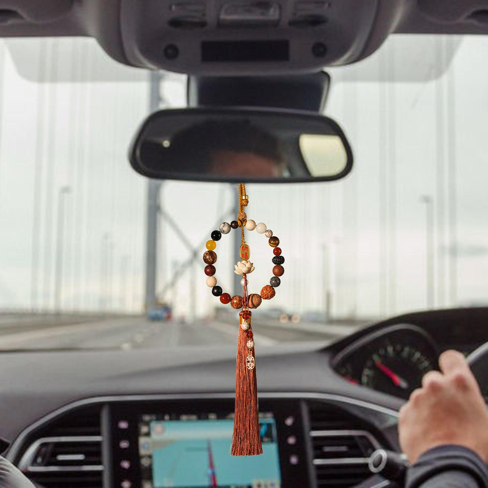 Rear View Mirror Hanging Accessories Car Ornament Beaded Design Charm Rearview
Rear View Mirror Hanging Accessories Car Ornament Beaded Design Charm Rearview