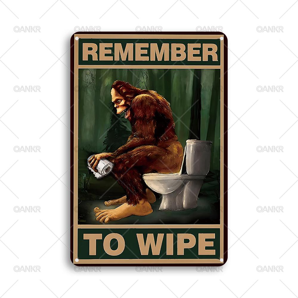 Vintage Toilet Decoration Metal Tin Sign Funny Remember To Wipe Art Poster Metal Signs for Man Cave Home Wall Decor Plaque 20x30cm(7.8x11.8inch)
Vintage Toilet Decoration Metal Tin Sign Funny Remember To Wipe Art Poster Metal Signs for Man Cave Home Wall Decor Plaque 20x30cm(7.8x11.8inch)