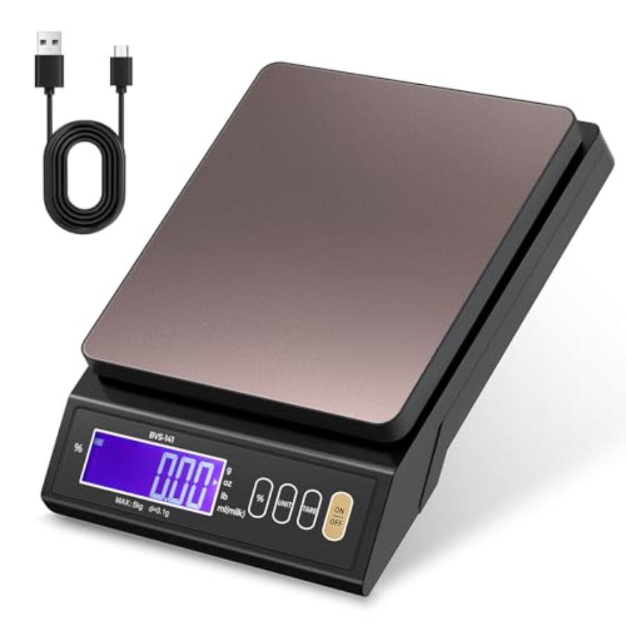 Baking Scale 0.1 Gram Accuracy Digital Scale for Kitchen Candle Soap and Sourdough Bread Making with Percentage Weighing Functi United States
Baking Scale 0.1 Gram Accuracy Digital Scale for Kitchen Candle Soap and Sourdough Bread Making with Percentage Weighing Functi United States