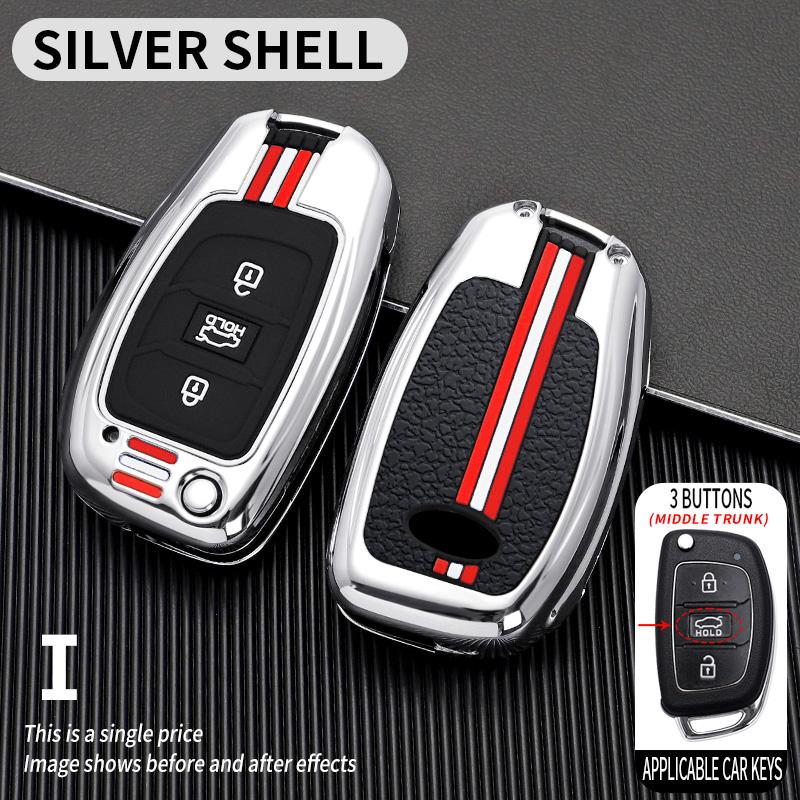 Styling Mouldings Zinc Alloy Car Key Case Fob Cover Shell for 2015 Hyundai Santa Fe Sonata Tucson I40 Ix45 2013 2014 2016 2017 2
Styling Mouldings Zinc Alloy Car Key Case Fob Cover Shell for 2015 Hyundai Santa Fe Sonata Tucson I40 Ix45 2013 2014 2016 2017 2