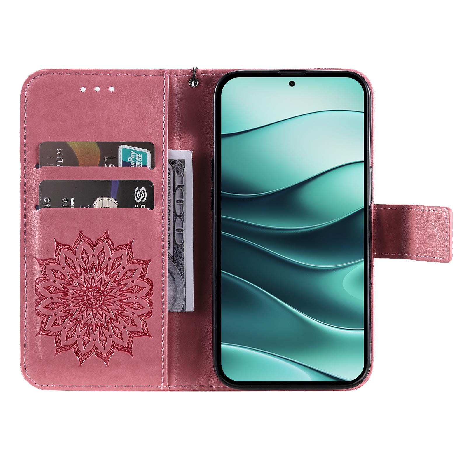 Чохол для телефону Xiaomi Redmi Note 14 5G Шкіряний гаманець-підставка з ремінцем з тисненням соняшника Pink
Чохол для телефону Xiaomi Redmi Note 14 5G Шкіряний гаманець-підставка з ремінцем з тисненням соняшника Pink