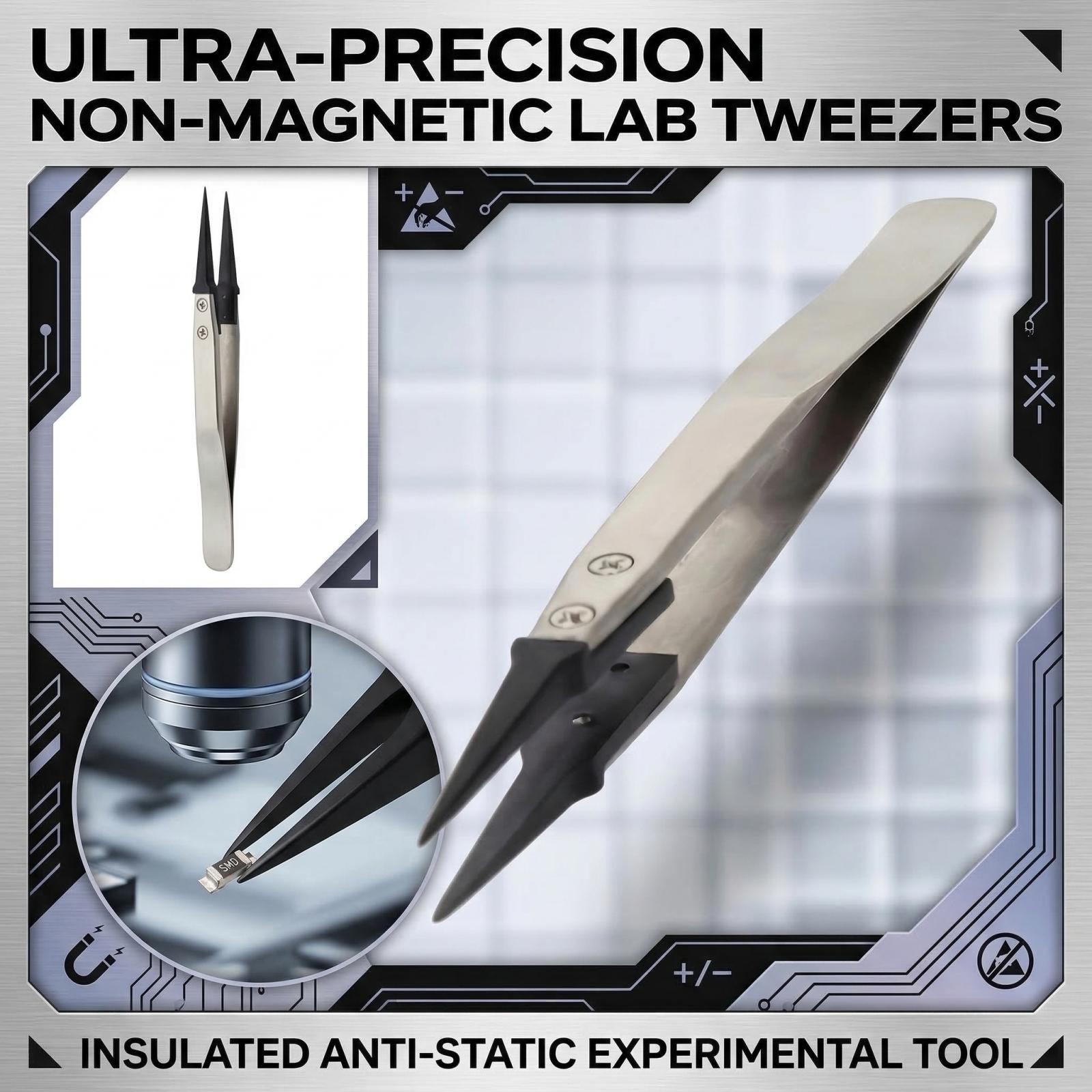 Insulation Free Magnetic Free Experimental Forceps Forceps one size срібний
Insulation Free Magnetic Free Experimental Forceps Forceps one size срібний