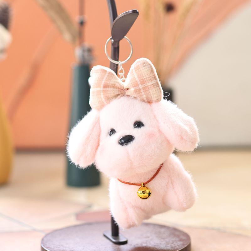 Plush Dog Keychain With Bowknot For Kids And Pets Lovers Pink
Plush Dog Keychain With Bowknot For Kids And Pets Lovers Pink