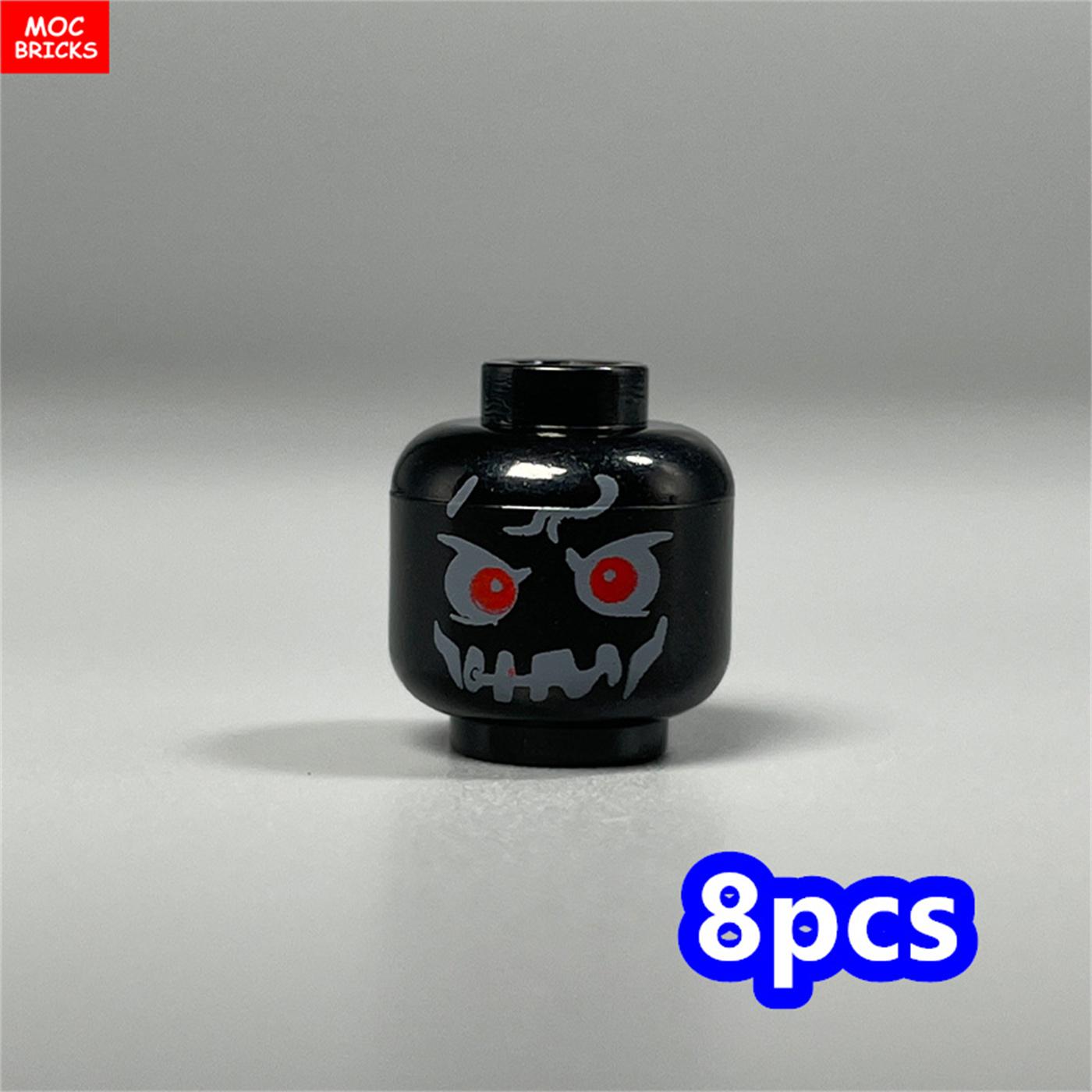8pcs MY OWN CREATION Blocks Zombie Printed Face Head Devil Expression 4cm Action Figure DO-IT-YOURSELF Learning Building Blocks Playthings Children
8pcs MY OWN CREATION Blocks Zombie Printed Face Head Devil Expression 4cm Action Figure DO-IT-YOURSELF Learning Building Blocks Playthings Children