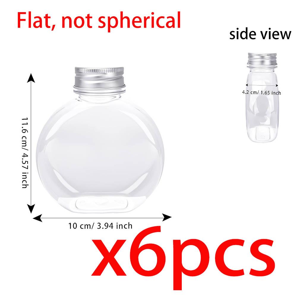 Clear Mini Plastic Juice Flask Bulk,Leak Proof Juice Container Round Flat Beverage Container for Coffee Picnic Birthday Party 10oz 300ml
Clear Mini Plastic Juice Flask Bulk,Leak Proof Juice Container Round Flat Beverage Container for Coffee Picnic Birthday Party 10oz 300ml