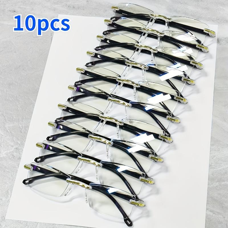 10PCS Rimless Reading Glasses Anti Blue Light Blocking Computer Readers for Women Men Clear +350
10PCS Rimless Reading Glasses Anti Blue Light Blocking Computer Readers for Women Men Clear +350