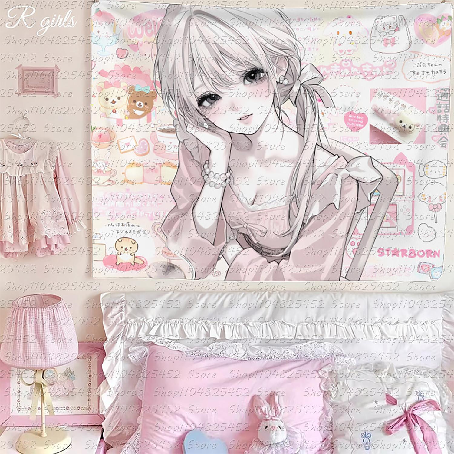 Japanese vintage style cute girlthemed wall hanging Ins background cloth student bedroom bedside decoration tapestry 74x94cm(29x37in)
Japanese vintage style cute girlthemed wall hanging Ins background cloth student bedroom bedside decoration tapestry 74x94cm(29x37in)