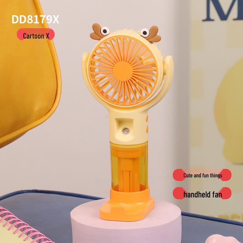 2026 Creative Cute Cartoon Portable Mini High-Wind Electric Spray Fan for Outdoors Factory/Wholesale/Export/Cross-Border
2026 Creative Cute Cartoon Portable Mini High-Wind Electric Spray Fan for Outdoors Factory/Wholesale/Export/Cross-Border