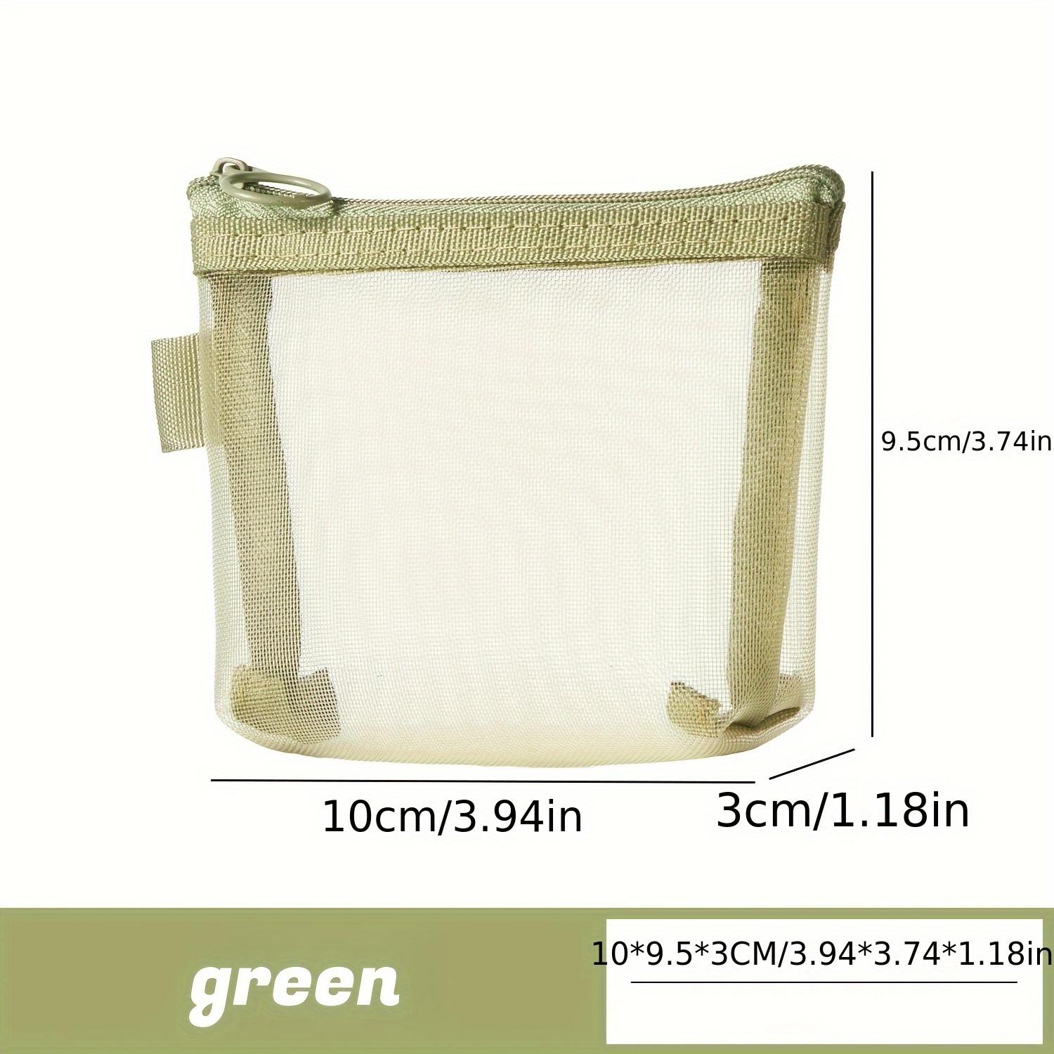 Transparent Mesh Pocket, Simple Nylon Storage Bag, Earphone Charging Cable Zipper Storage Bag, Red Mouth Cosmetic Storage Bag зелений
Transparent Mesh Pocket, Simple Nylon Storage Bag, Earphone Charging Cable Zipper Storage Bag, Red Mouth Cosmetic Storage Bag зелений