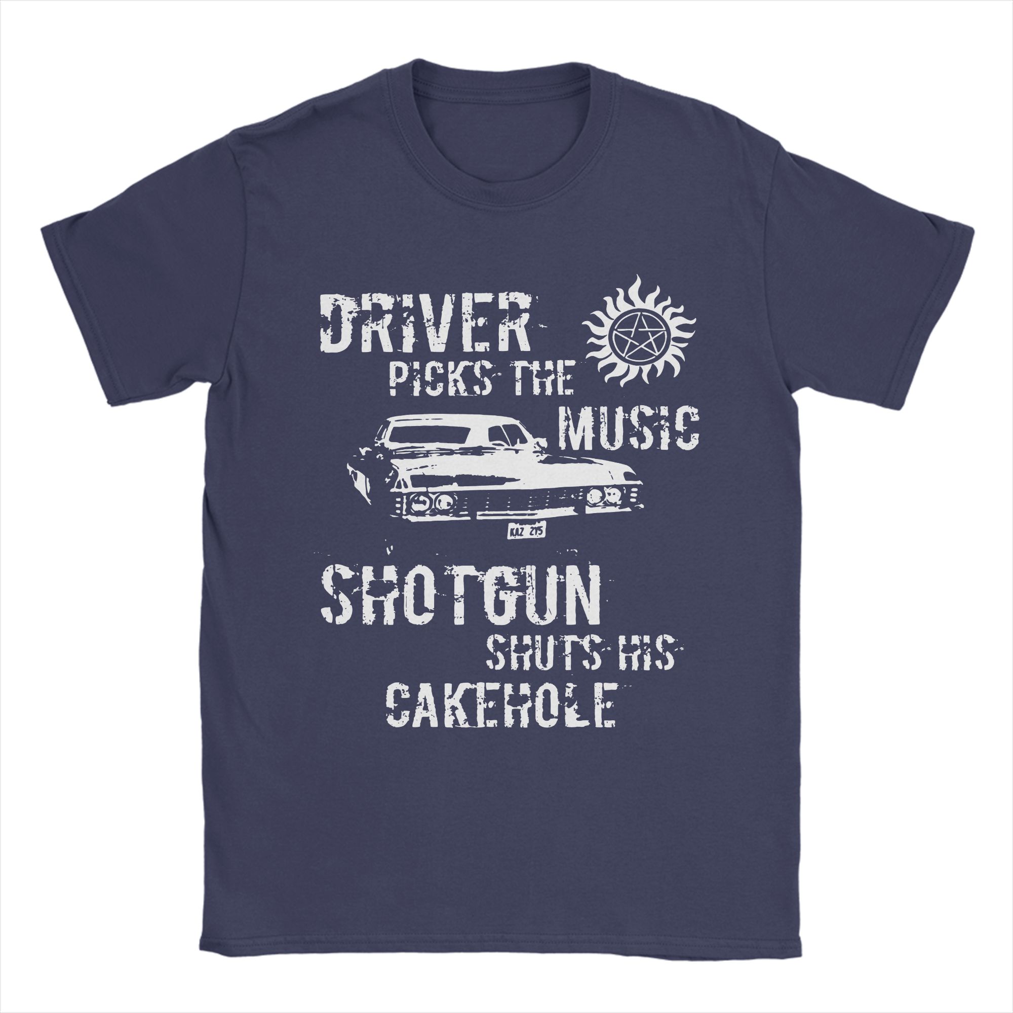 Mens TShirt Driver Picks the Music Supernatural Casual Cotton Tees Short Sleeve T Shirts O Neck Tops Summer 3XL
Mens TShirt Driver Picks the Music Supernatural Casual Cotton Tees Short Sleeve T Shirts O Neck Tops Summer 3XL