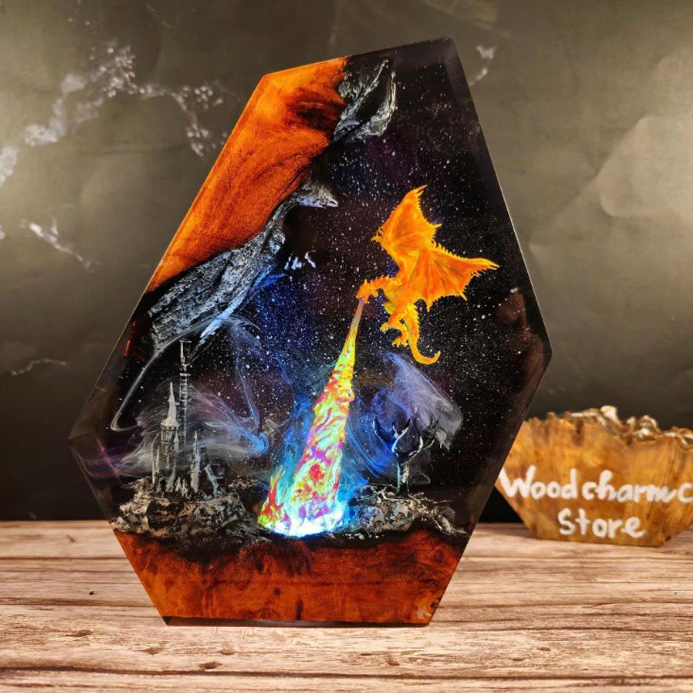 Fiery Dragon Assault Castle Organism Resin Table Light Creactive Art Decoration Lamp Flying Dragon Theme Night Light USB Charge Yellow
Fiery Dragon Assault Castle Organism Resin Table Light Creactive Art Decoration Lamp Flying Dragon Theme Night Light USB Charge Yellow