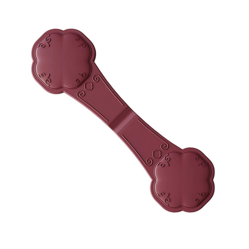 Прочная магнитная кожаная закладка, помощь для чтения, магнитные наклейки на холодильник, принадлежности для чтения темно-красного