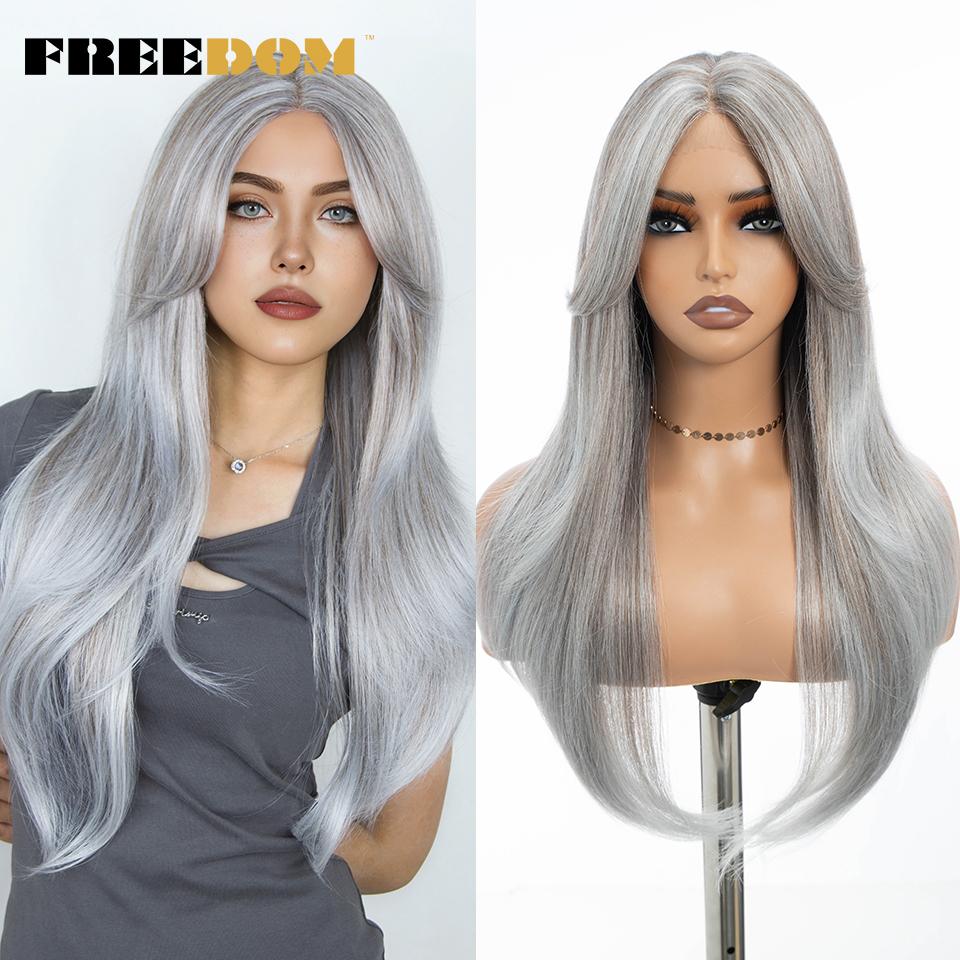 FREEDOM Synthetic Lace Front Wigs For Women Straight Lace Wig With Bangs 26 inches Ombre Brown Highlight Blonde Wigs Cosplay Wig (as the picture,26inches)
FREEDOM Synthetic Lace Front Wigs For Women Straight Lace Wig With Bangs 26 inches Ombre Brown Highlight Blonde Wigs Cosplay Wig (as the picture,26inches)