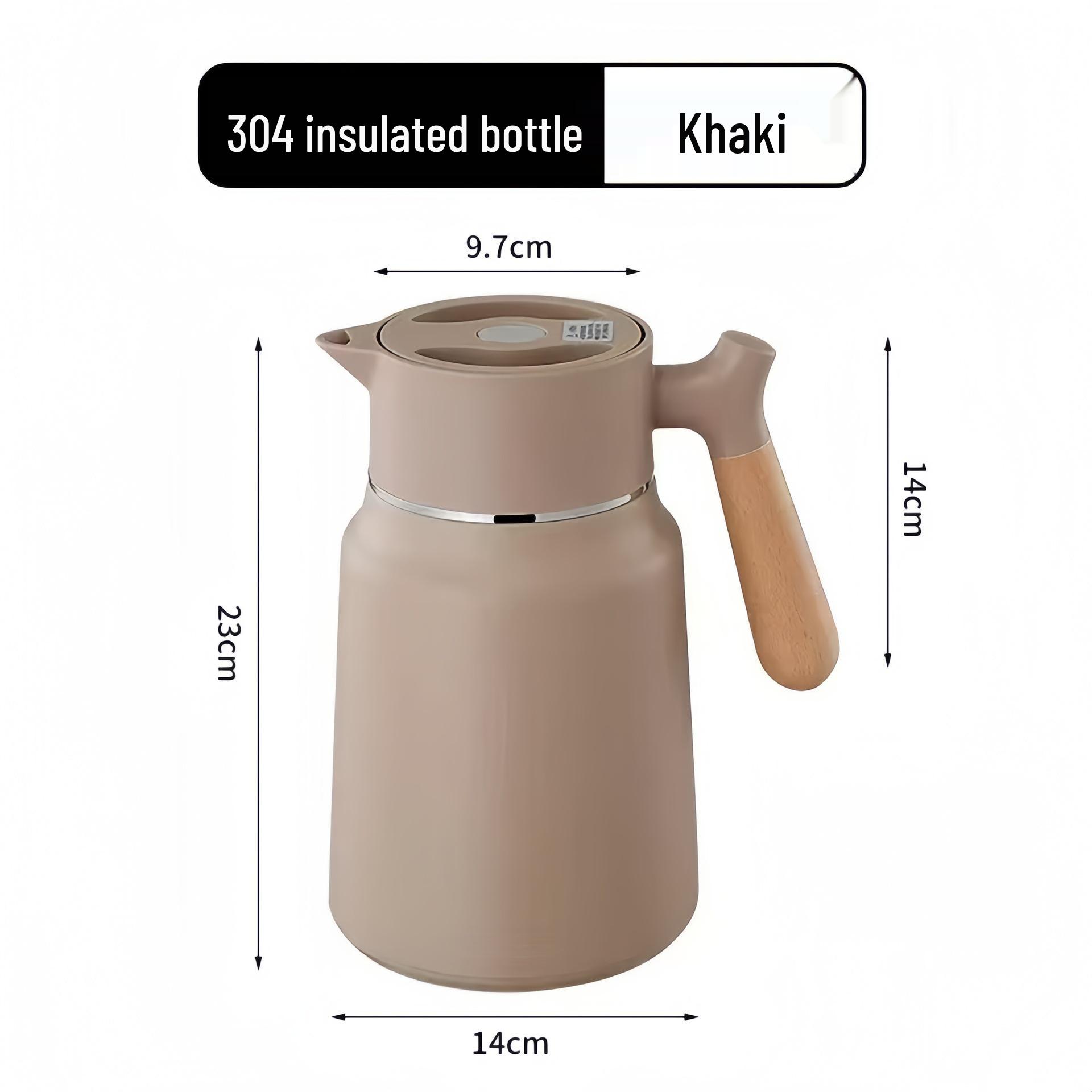 Double-Layer Insulated Coffee Carafe with 304 Stainless Steel and Wood Handle 2L 24-Hour Insulation
Double-Layer Insulated Coffee Carafe with 304 Stainless Steel and Wood Handle 2L 24-Hour Insulation