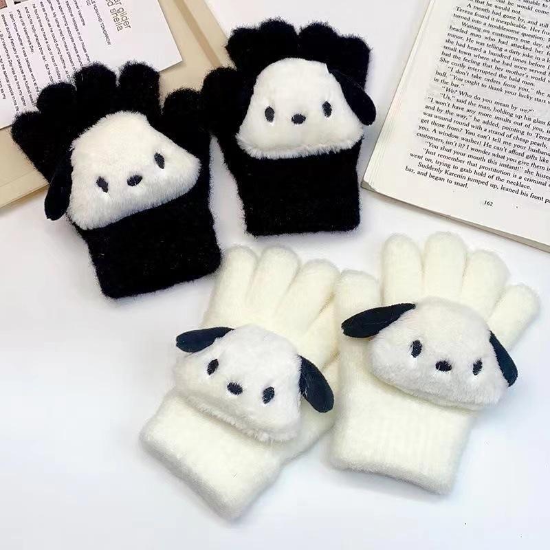 Kids Faux Mink Fur Pacha Dog Winter Gloves - Cute, Warm, Windproof, Knitted for Snow Play
Kids Faux Mink Fur Pacha Dog Winter Gloves - Cute, Warm, Windproof, Knitted for Snow Play