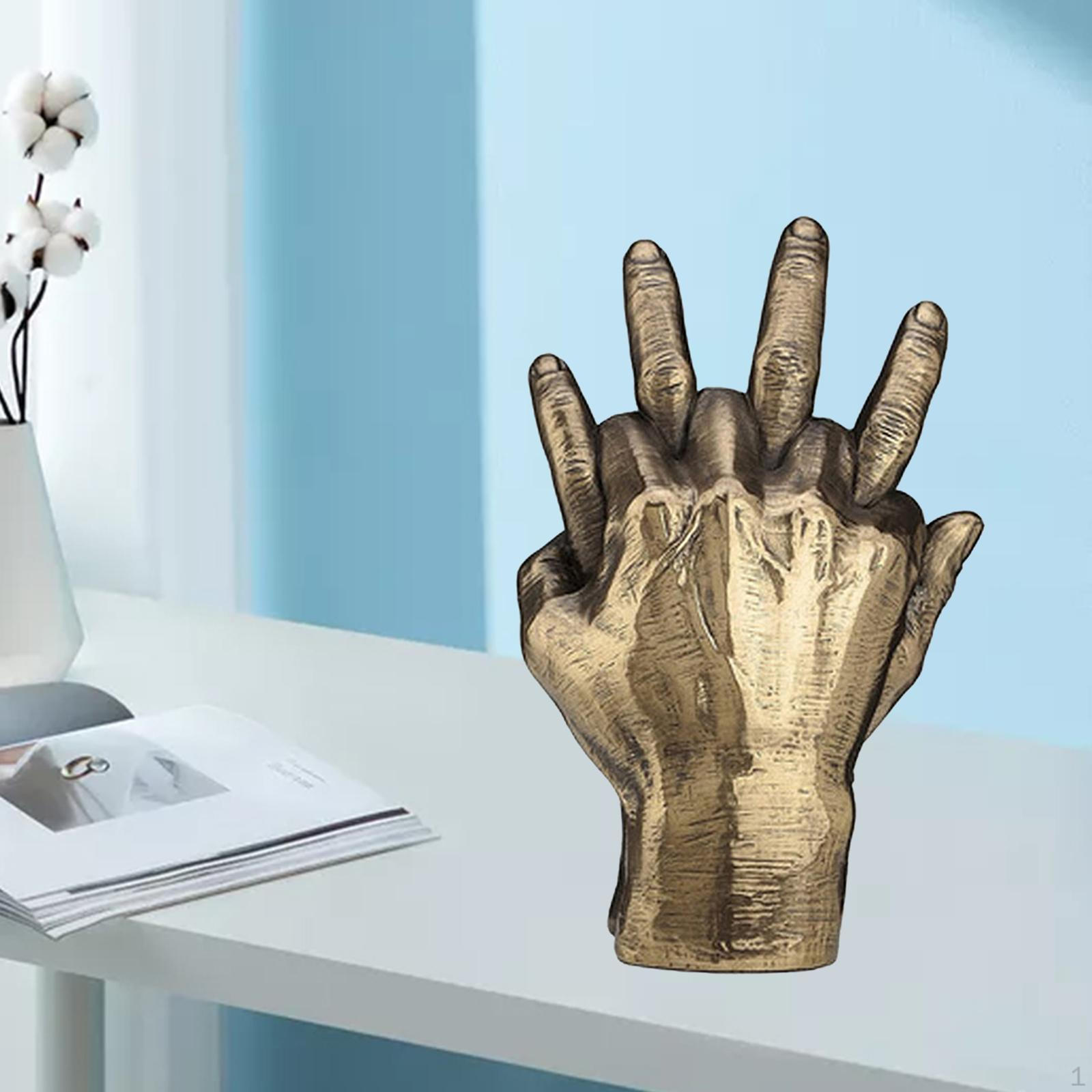 Modern Sculpture Clasped Hands Shaped Ornaments Room Wine Cabinet Display Table Centerpieces
Modern Sculpture Clasped Hands Shaped Ornaments Room Wine Cabinet Display Table Centerpieces