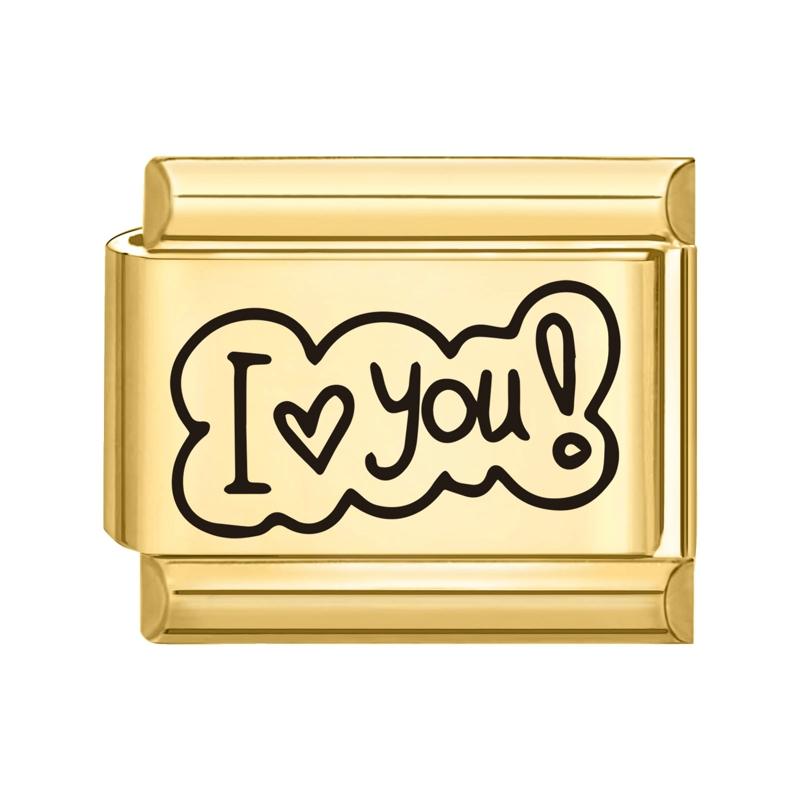 Laser Engraving Gold Color Cartoon Cute Cats Heart Cherry Guitar DIY Italian Charm Links Fit 9mm Women Stainless Steel Bracelet
Laser Engraving Gold Color Cartoon Cute Cats Heart Cherry Guitar DIY Italian Charm Links Fit 9mm Women Stainless Steel Bracelet