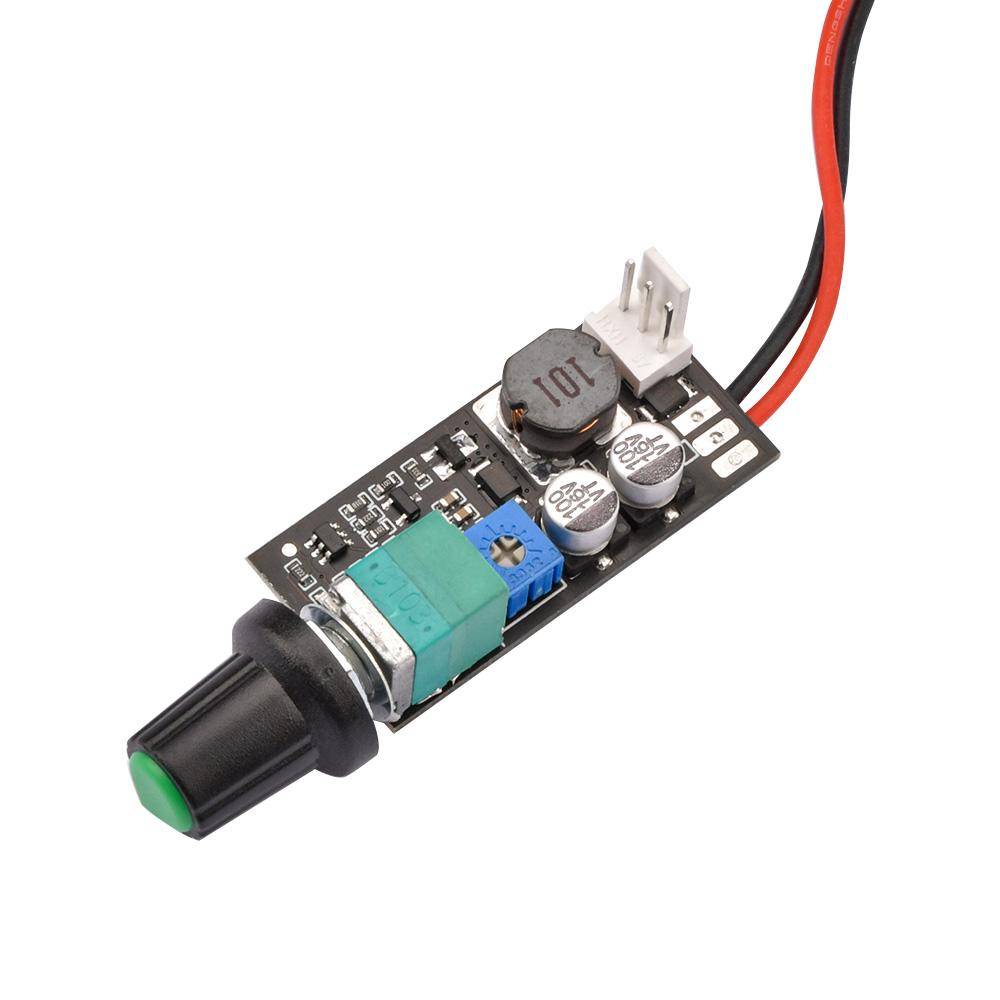 DC 5-12V 1A PWM 2-3 Wire Fan Speed Controller Electrical Equipment Governor Noise Reduction Module With Knob Switch
DC 5-12V 1A PWM 2-3 Wire Fan Speed Controller Electrical Equipment Governor Noise Reduction Module With Knob Switch