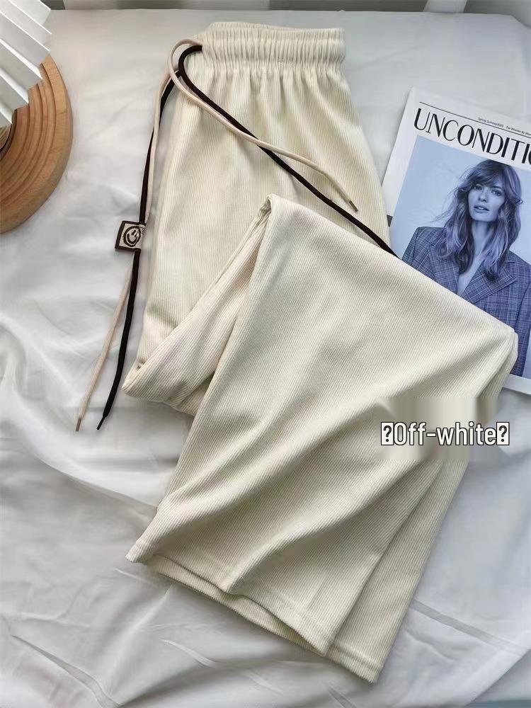 Women s Smiley Face Corduroy Wide-Leg Drawstring Pants - Autumn/Winter 2025 Collection One Size (Fits 40-70 kg) брудно-білий
Women s Smiley Face Corduroy Wide-Leg Drawstring Pants - Autumn/Winter 2025 Collection One Size (Fits 40-70 kg) брудно-білий