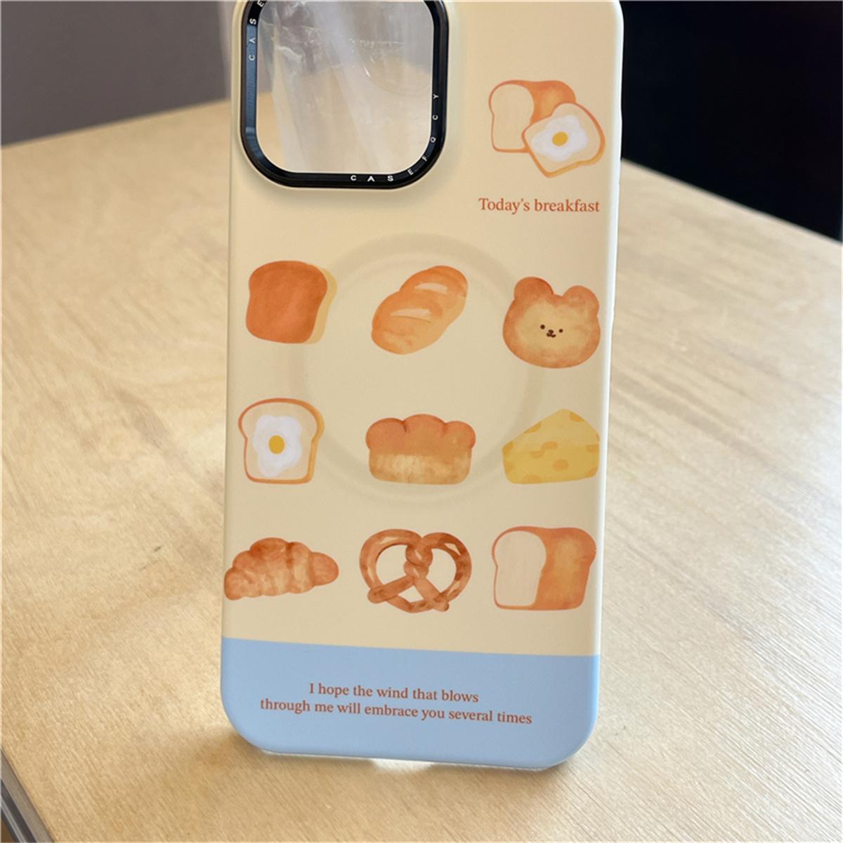 Korean Cute Bread Magnetic Phone Case For iPPhone 16 Pro 14 15 Pro Max 14Pro Cover with Stand Hard Cases For Magsafe For iPhone 13
Korean Cute Bread Magnetic Phone Case For iPPhone 16 Pro 14 15 Pro Max 14Pro Cover with Stand Hard Cases For Magsafe For iPhone 13