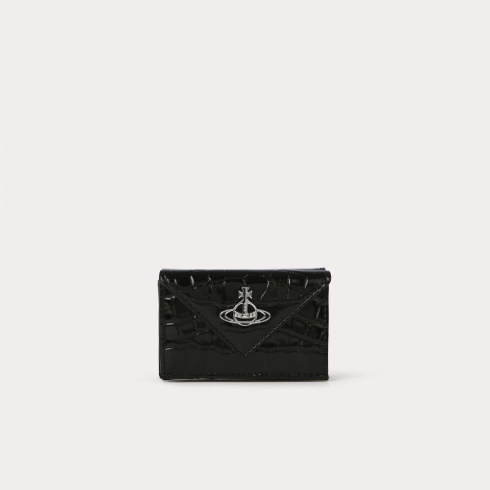 Vivienne Westwood Fake Crocodile Out Pocket Emblem Bifold Wallet blacks
Vivienne Westwood Fake Crocodile Out Pocket Emblem Bifold Wallet blacks