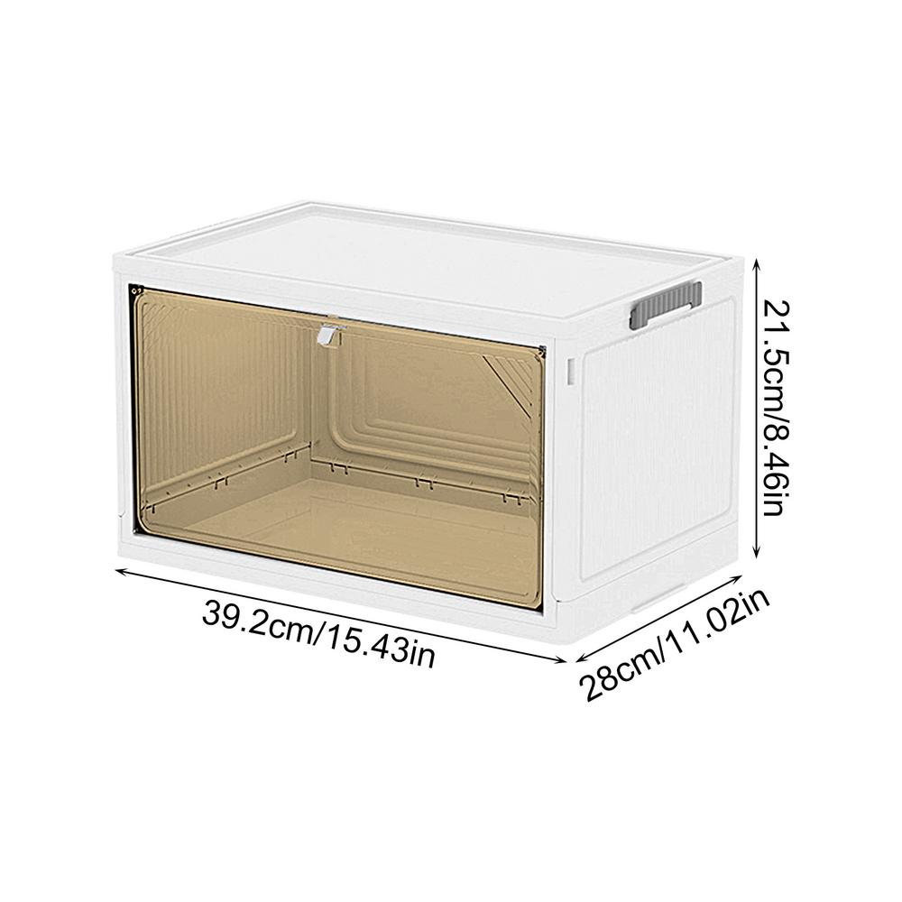 Large Capacity Single Door Open Storage Box with Lid Stackable Foldable Sundries Toys Snacks Sorting Box Home organizer supplies
Large Capacity Single Door Open Storage Box with Lid Stackable Foldable Sundries Toys Snacks Sorting Box Home organizer supplies